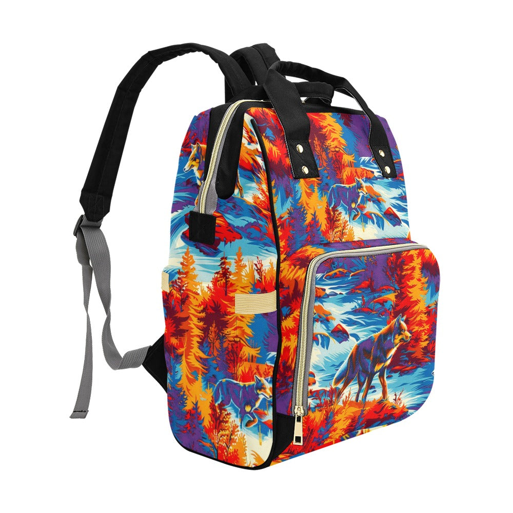 Hunting Wolves II Diaper Bag