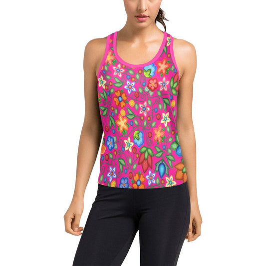Morning Harmony Pink Racerback Tank Top