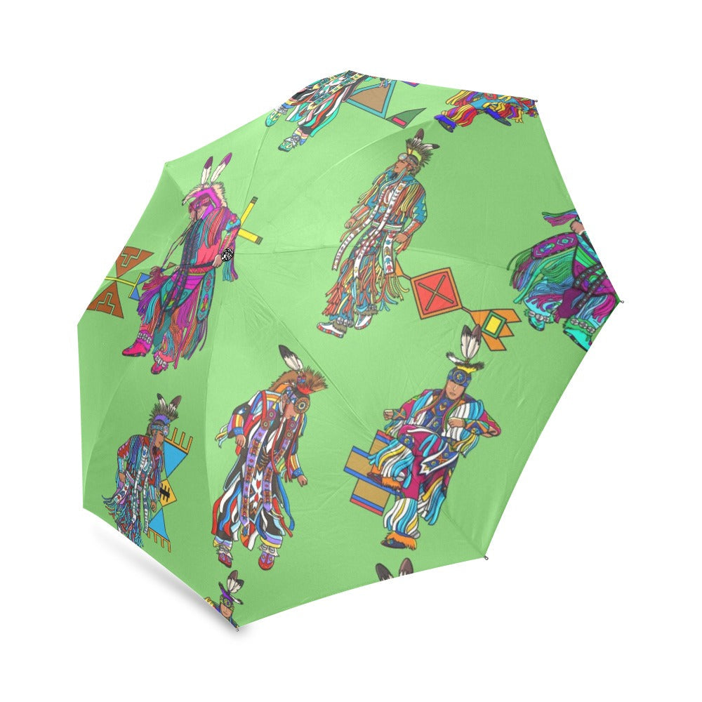 Men's Grass Dancers Grass Foldable Umbrella