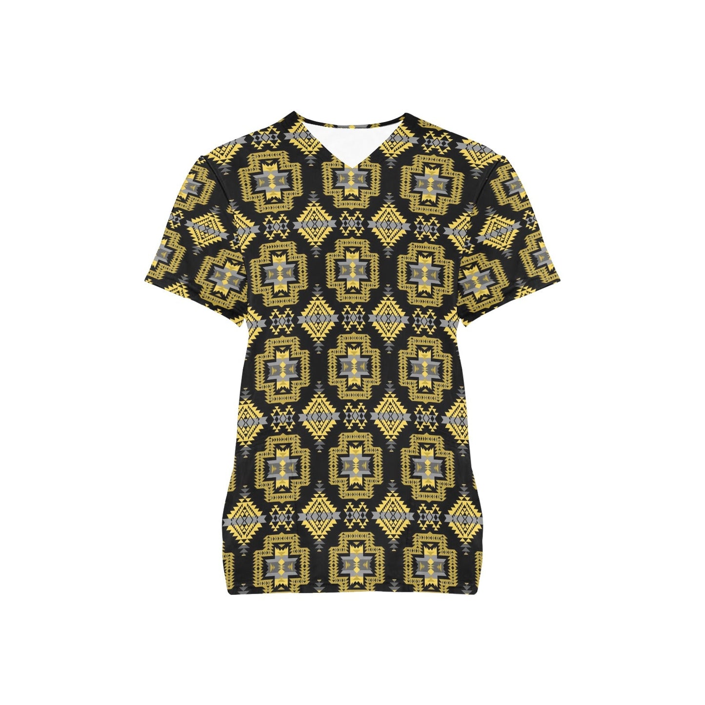 Pretty Blanket Yellow Ocre Scrub Top