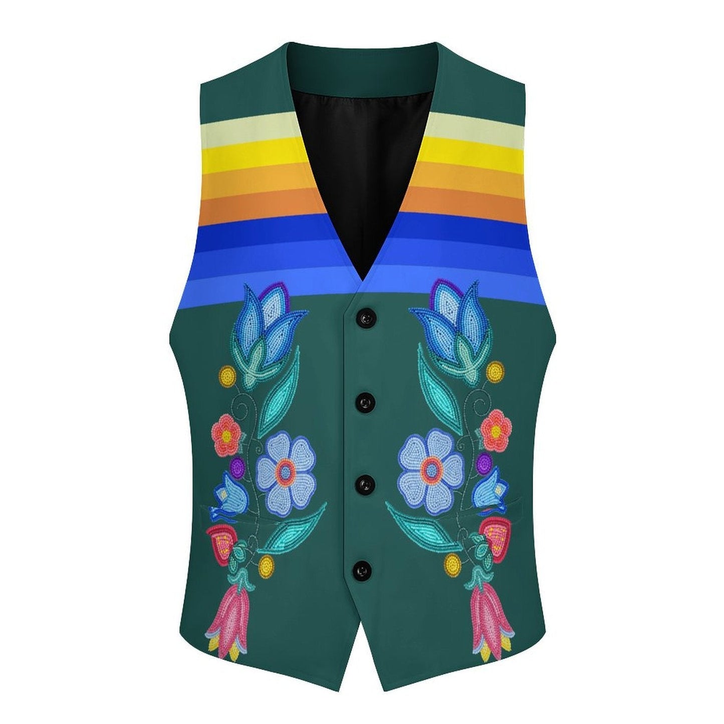 Bear Harvest Men's Sleeveless Suit Vest