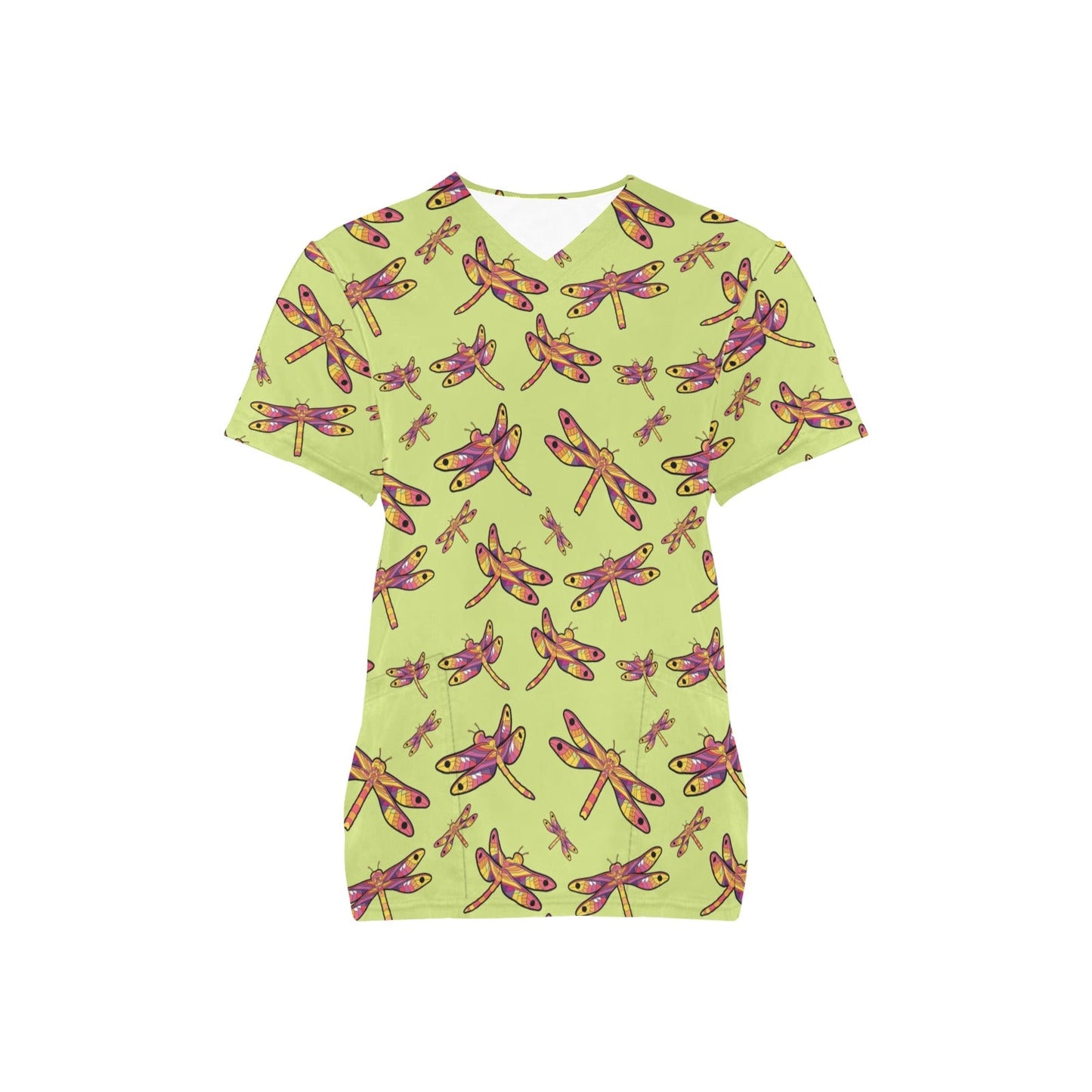 Gathering Lime Scrub Top