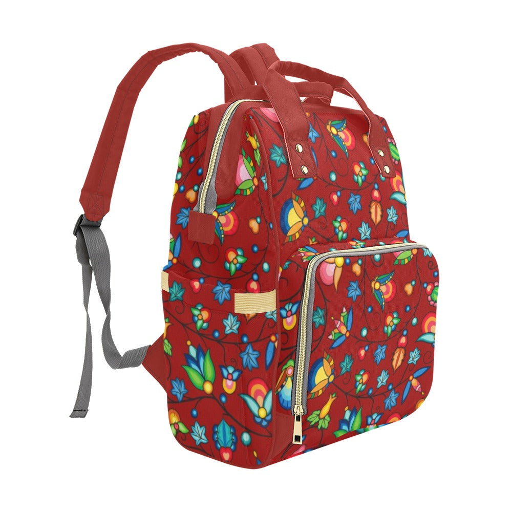 Prairie Plains Spirit Red Multi-Function Diaper Backpack
