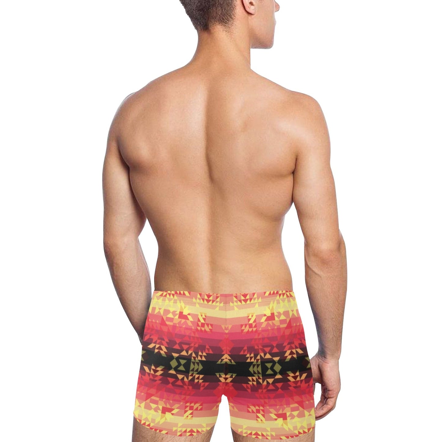 Soleil Fusion Rouge Men's Swimming Trunks