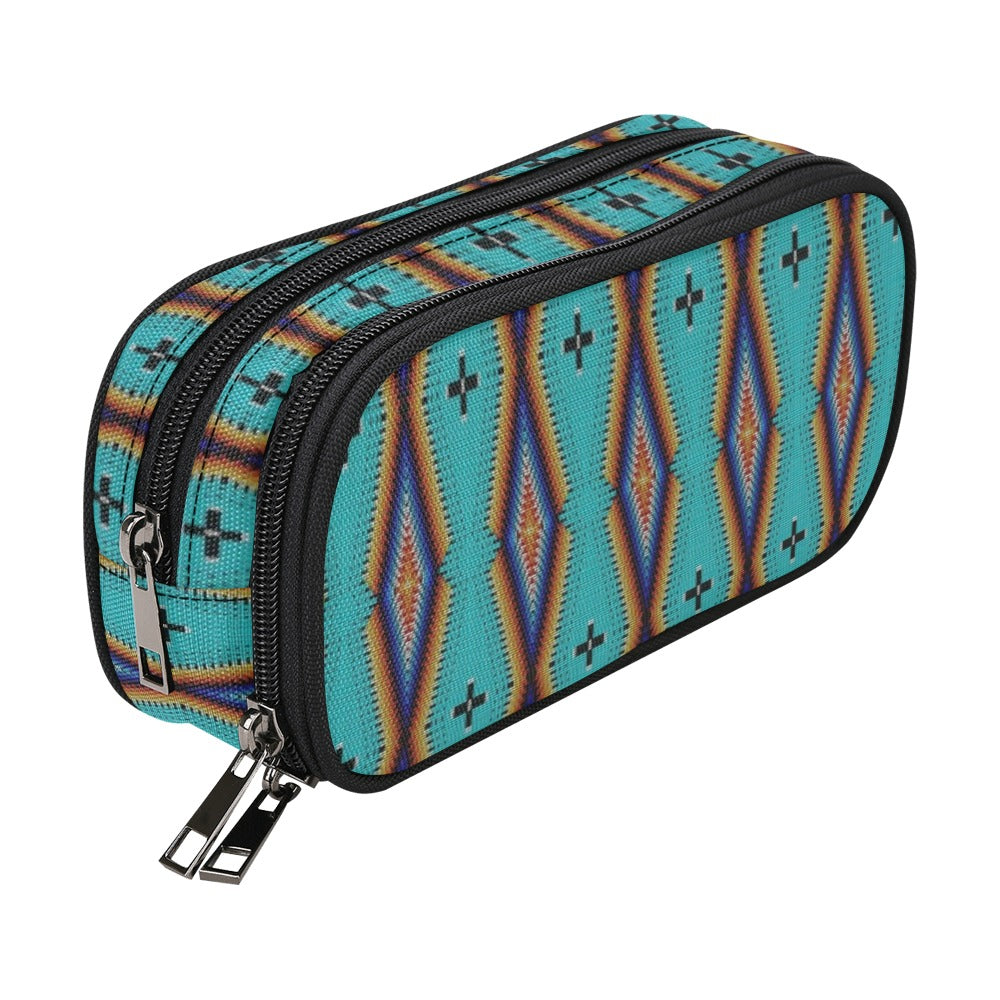 Diamond in the Bluff Turquoise Pencil Pouch