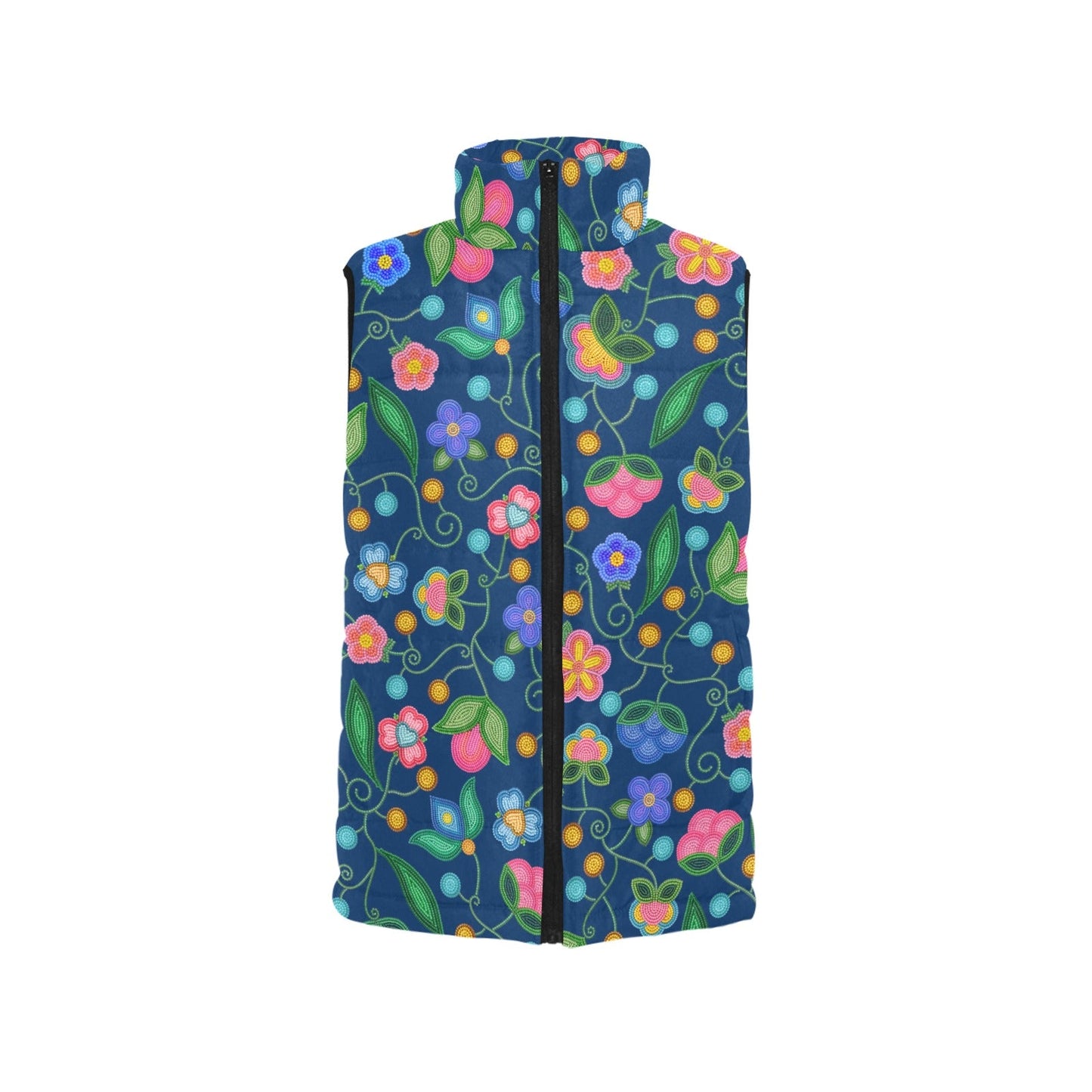 Skyberry Serenade Navy Women's Padded Vest Jacket