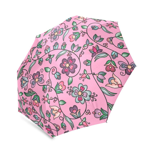 Amber Evening Garland Pink Foldable Umbrella