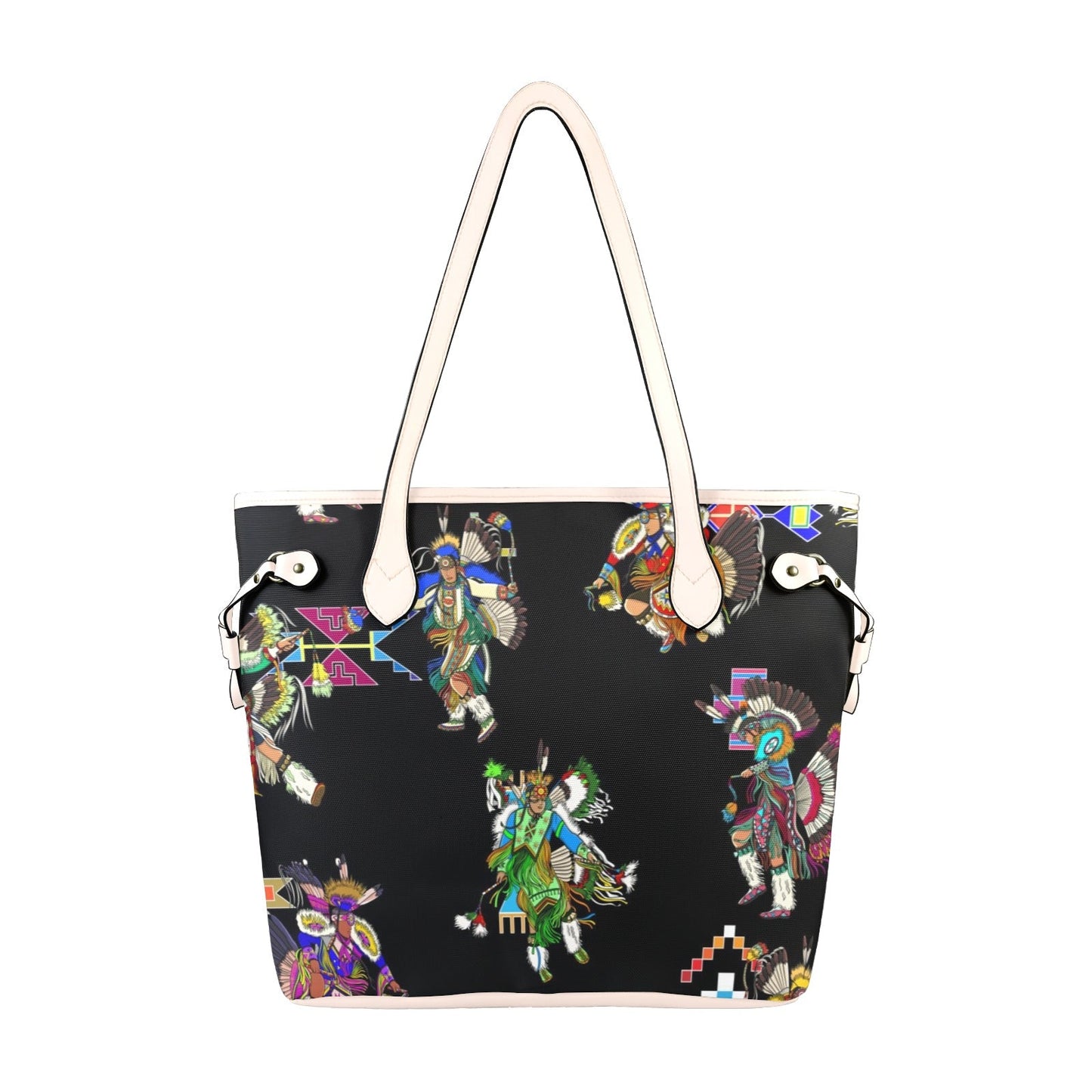 Men's Fancy Dancer Black Clover Canvas Tote