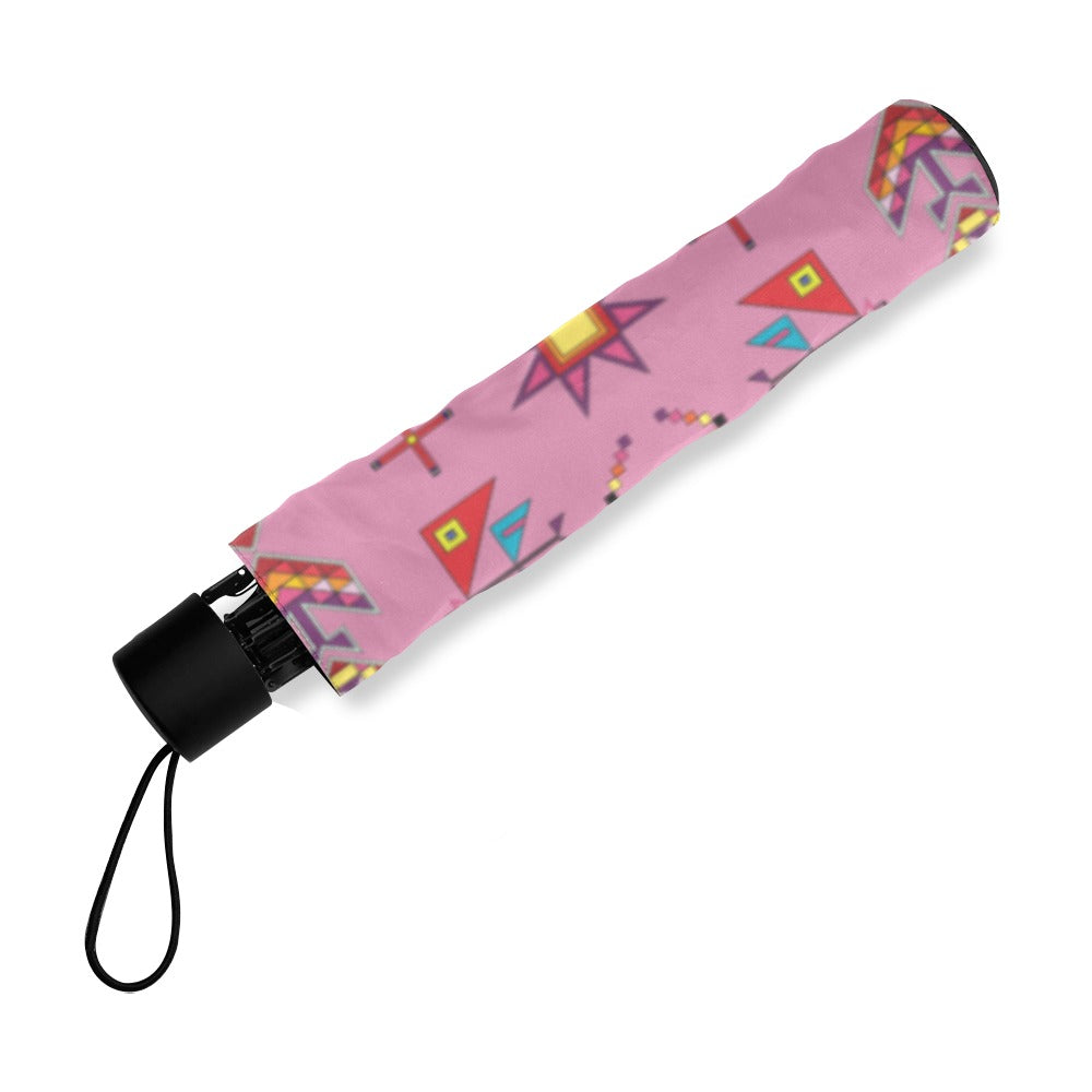 Scattered Generations Pink Foldable Umbrella