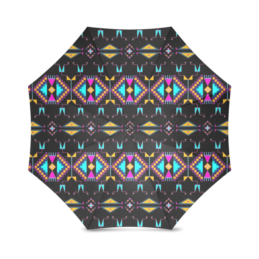 Rite of Passage Black Foldable Umbrella