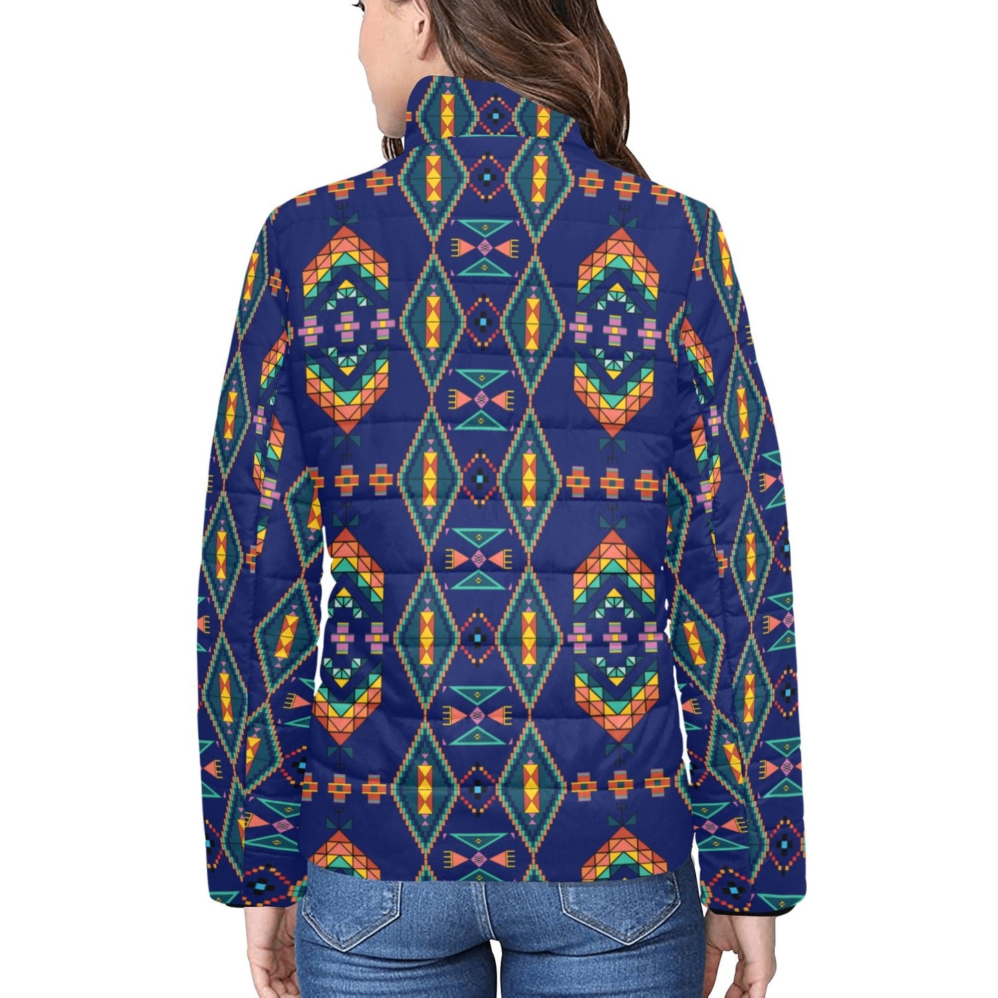 Travois Tipi Blue Women's Padded Jacket