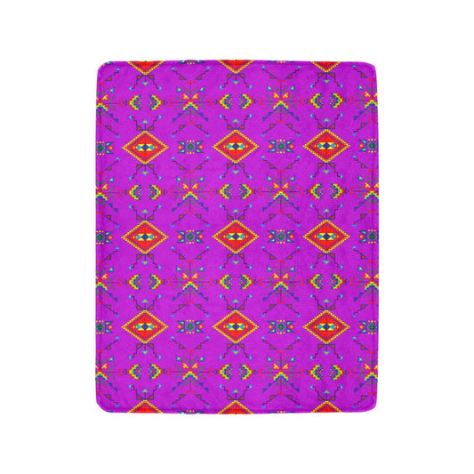 Buffalo Jump Purple Ultra-Soft Micro Fleece Blanket 40"x50"