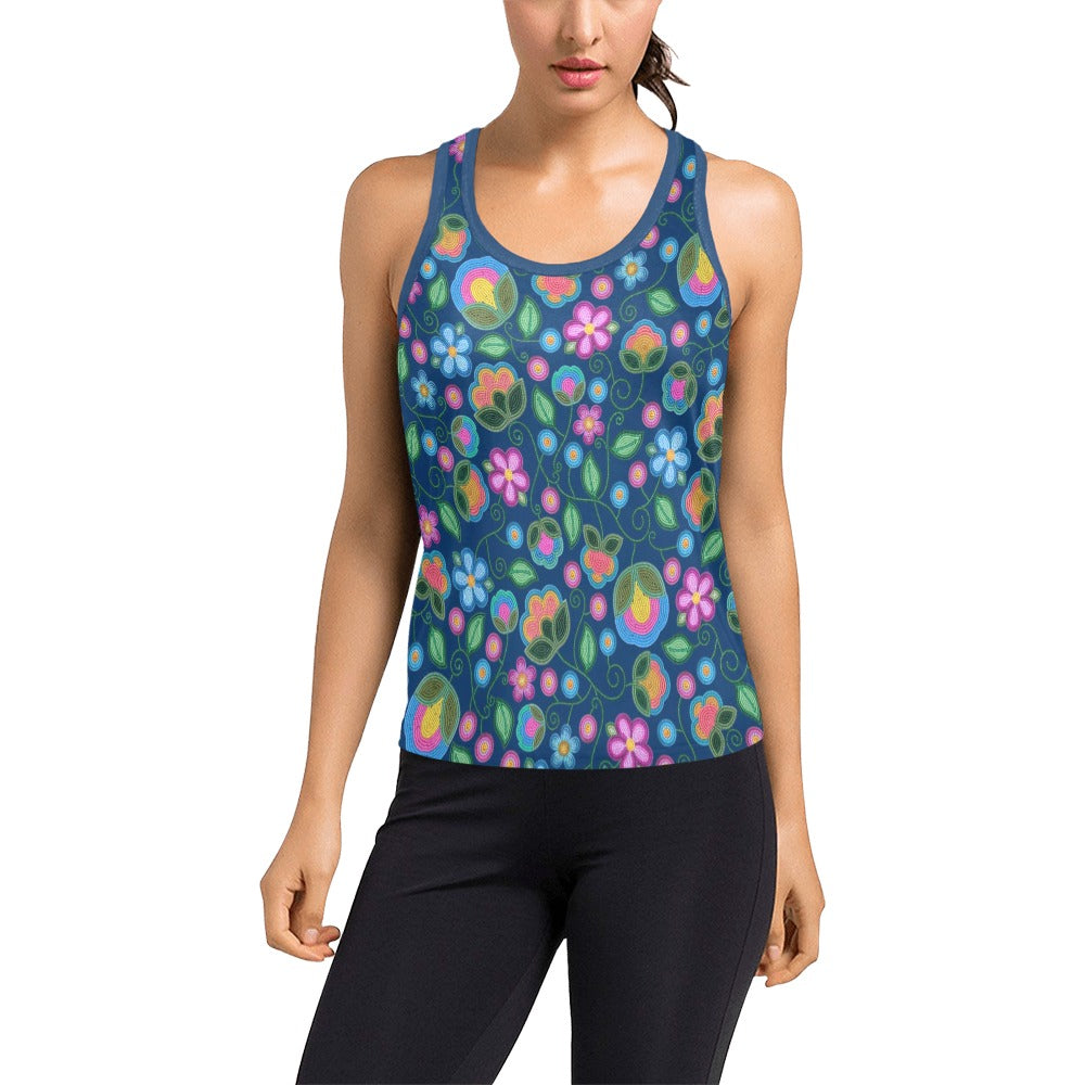 Turquoise Sunbeam Blue Racerback Tank Top