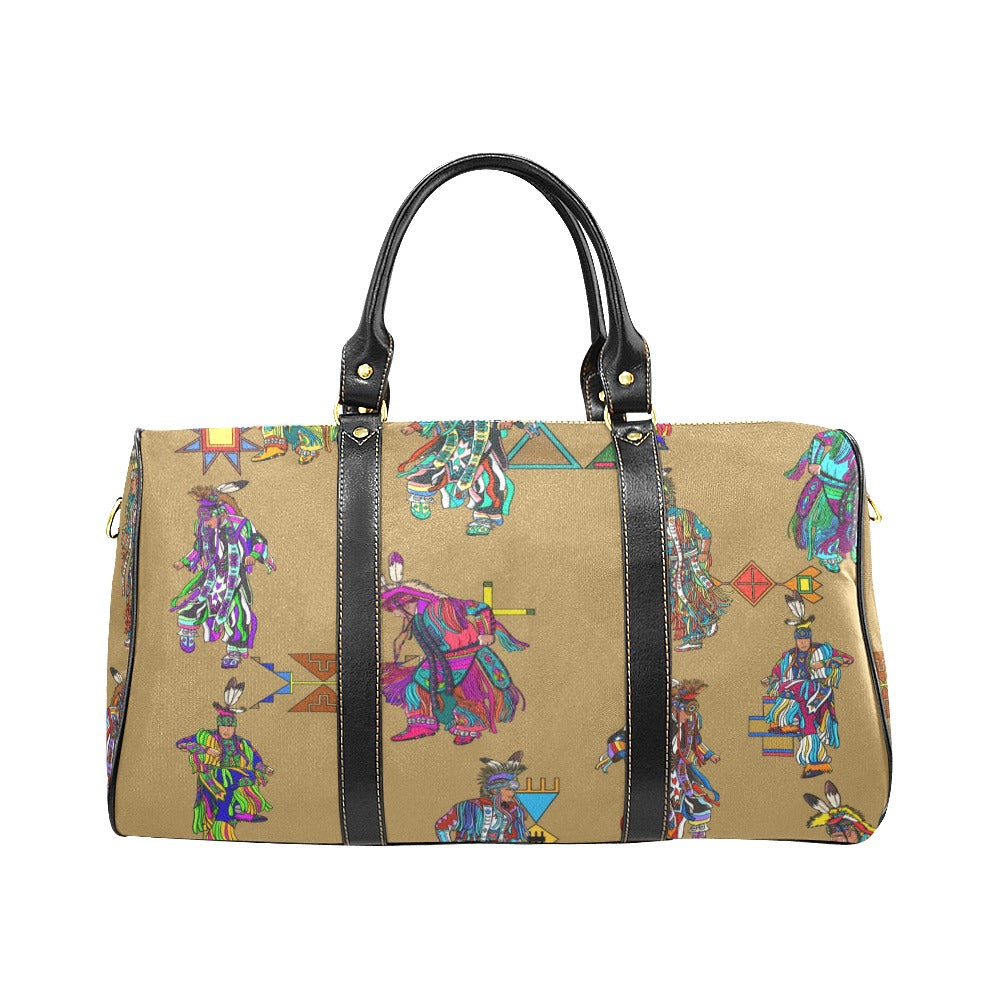Men's Grass Dancers Earth Large Travel Bag