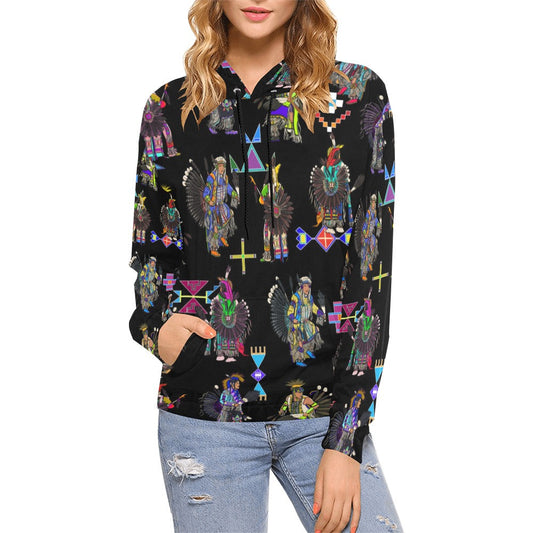 Men's Tradish Dancers Black Hoodie for Women