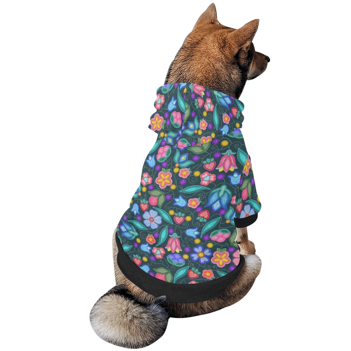 Sweet Offering Dark Teal Pet Hoodie