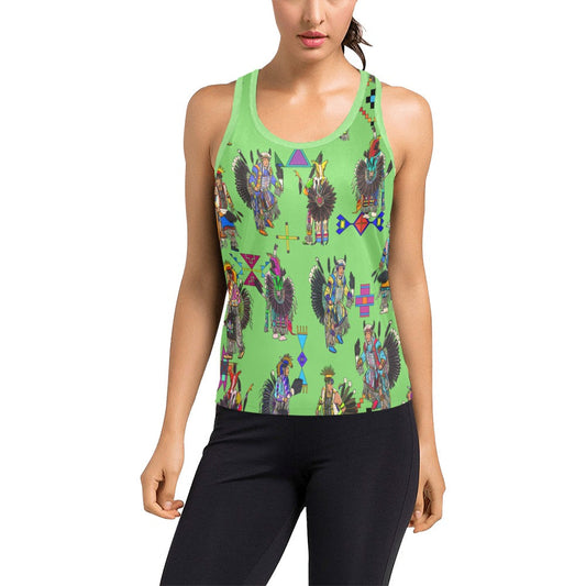 Men's Tradish Dancers Grass Women's Racerback Tank Top