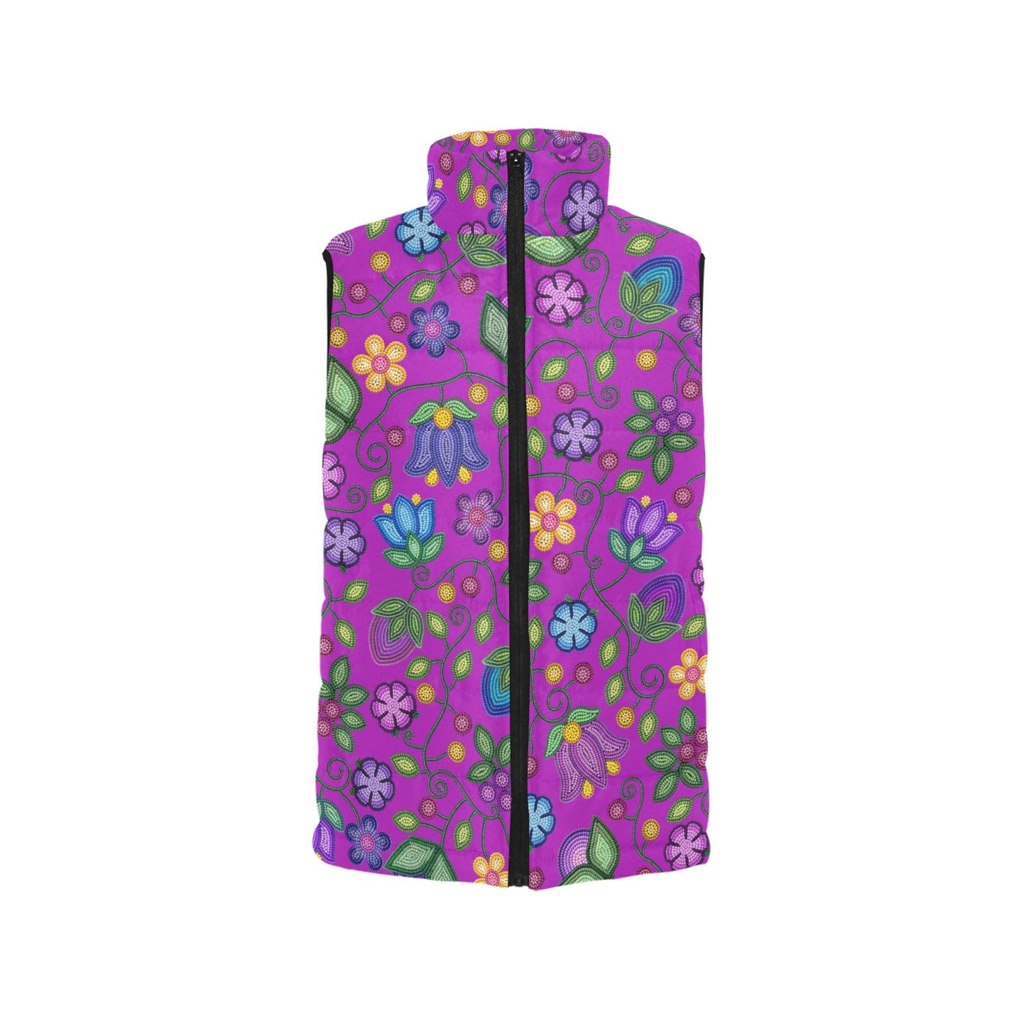 Bloom Uplift Purple Women's Padded Vest Jacket