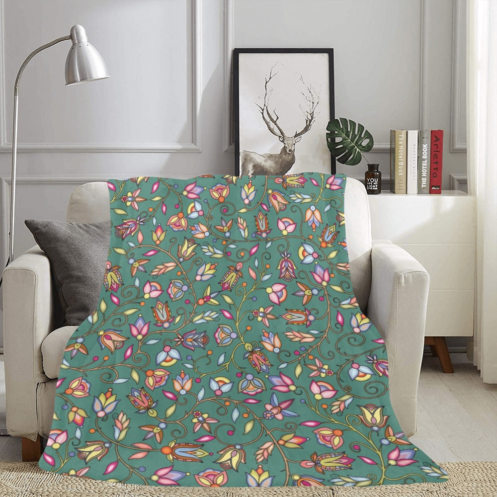 Buffalo Bloom Pond Reflection X-Large Micro Fleece Blanket