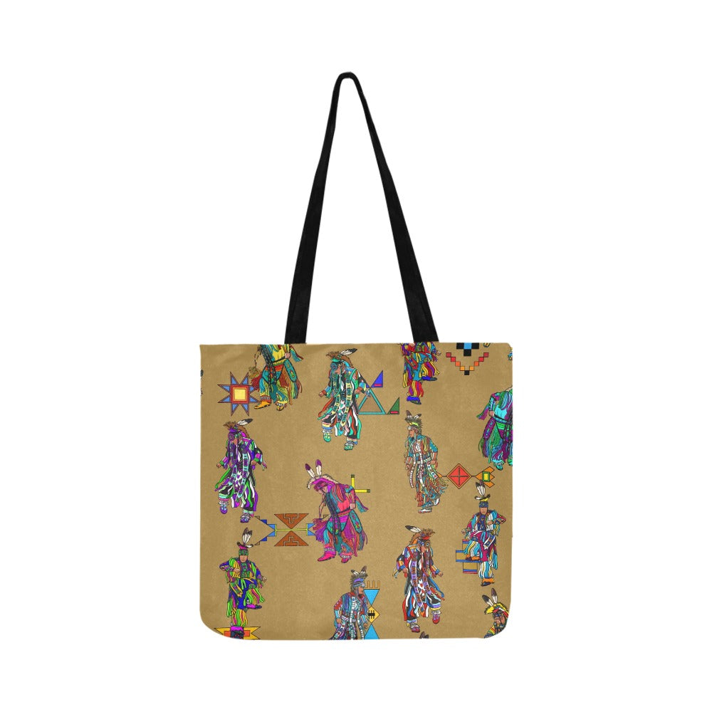 Men's Grass Dancers Earth Reusable Shopping Bag