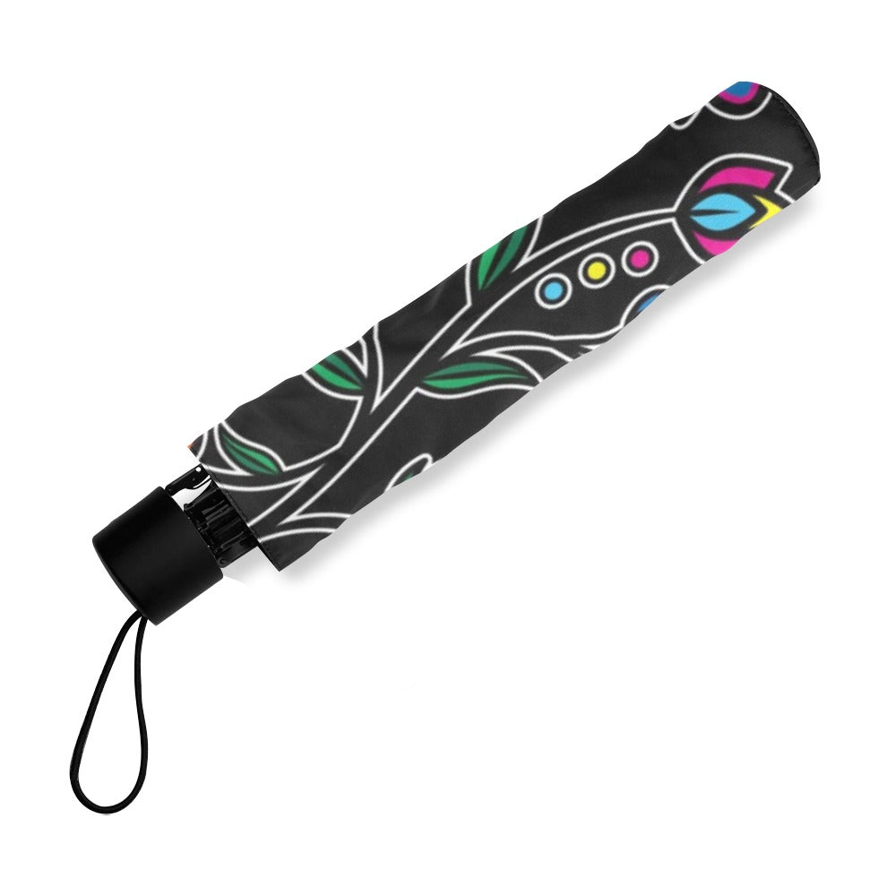 Cosmic Whisper Black Foldable Umbrella