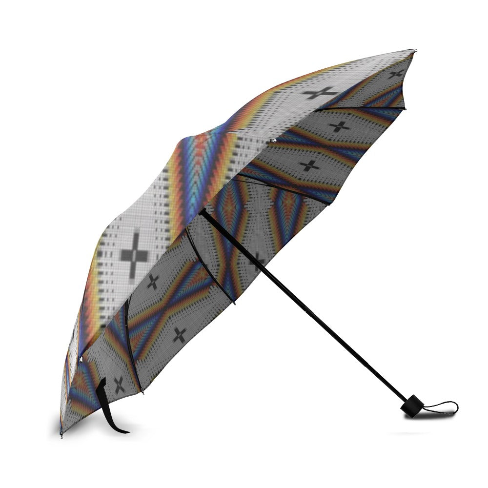 Diamond in the Bluff White Foldable Umbrella