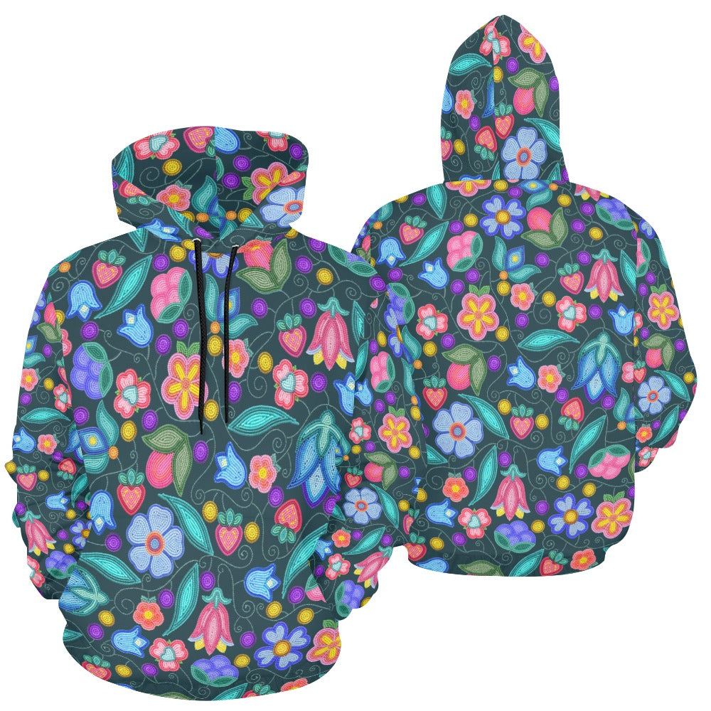 Sweet Offering Dark Teal Hoodie for Women