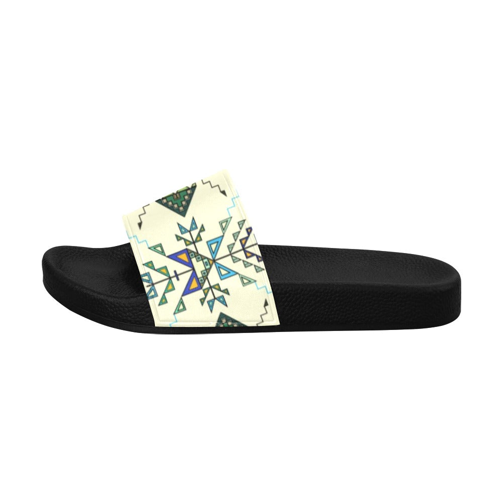 Bear Shield Cream Men's Slide Sandals