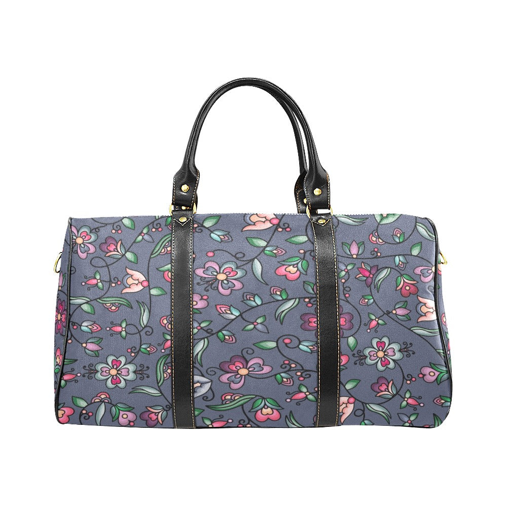 Amber Evening Garland Blue Large Travel Bag
