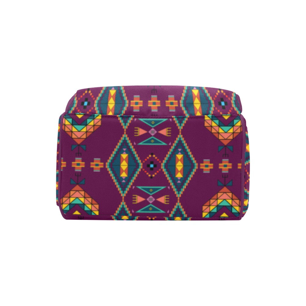 Travois Tipi Berry Multi-Function Diaper Backpack