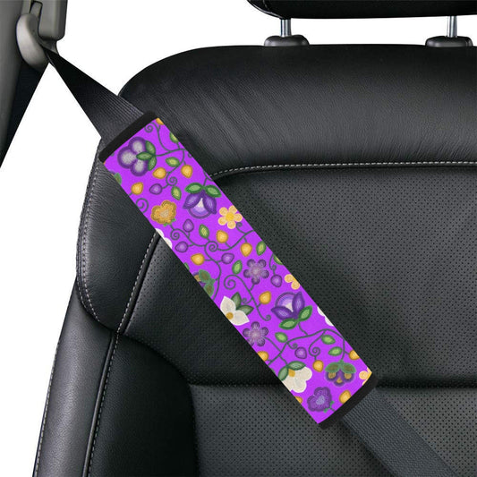 Midnight Moss Bloom Purple Seat Belt Cover