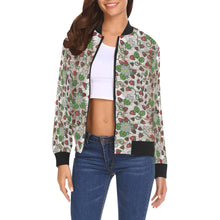 Load image into Gallery viewer, Strawberry Dreams Br Bark Bomber Jacket for Women
