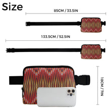 Load image into Gallery viewer, Fire Feather Red Belt Bag
