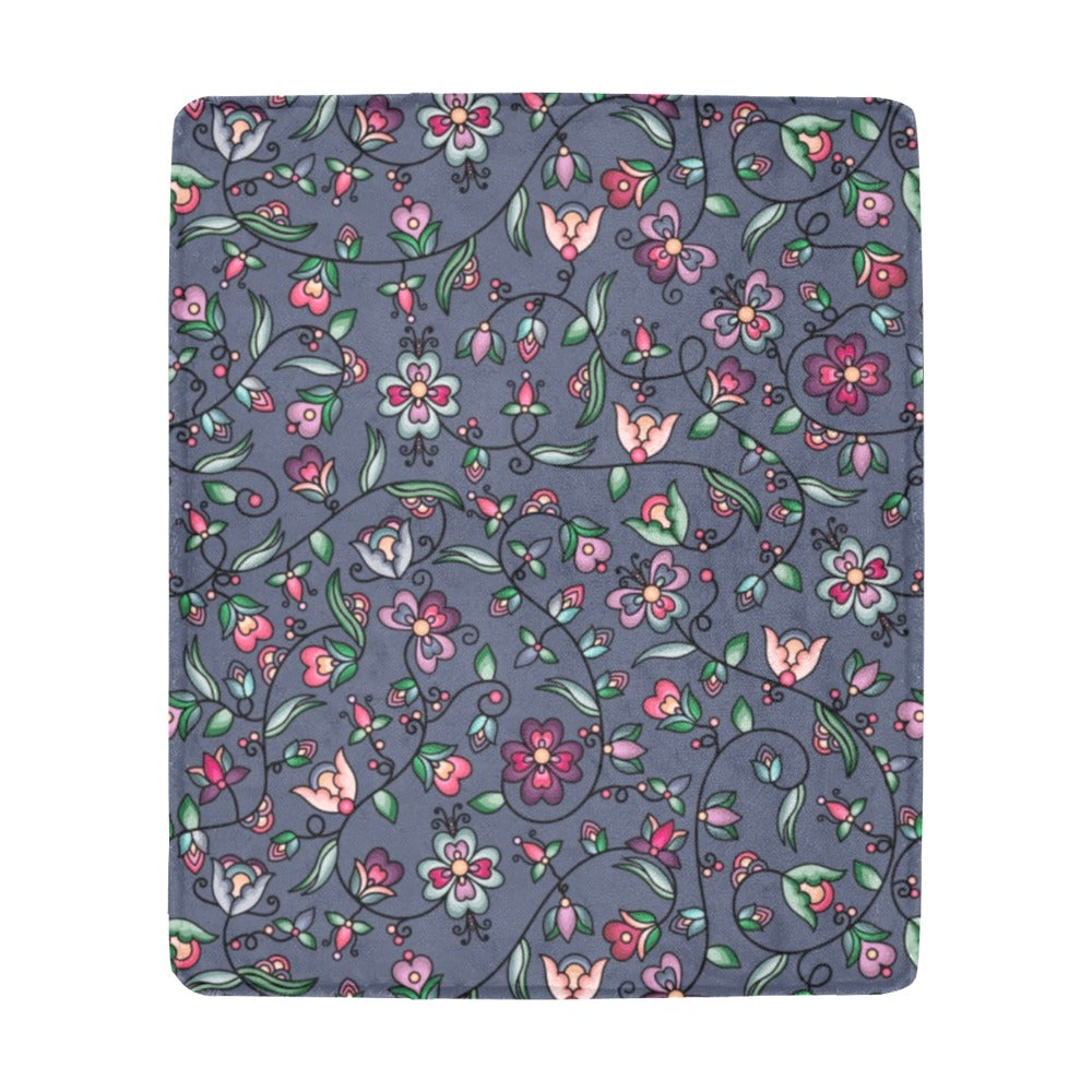 Amber Evening Garland Blue Ultra-Soft Micro Fleece Blanket 50"x60"