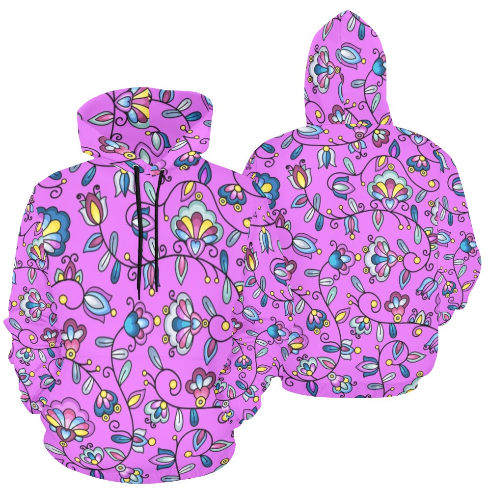 Autumn Bundle Blessing Purple Hoodie for Women (USA Size)