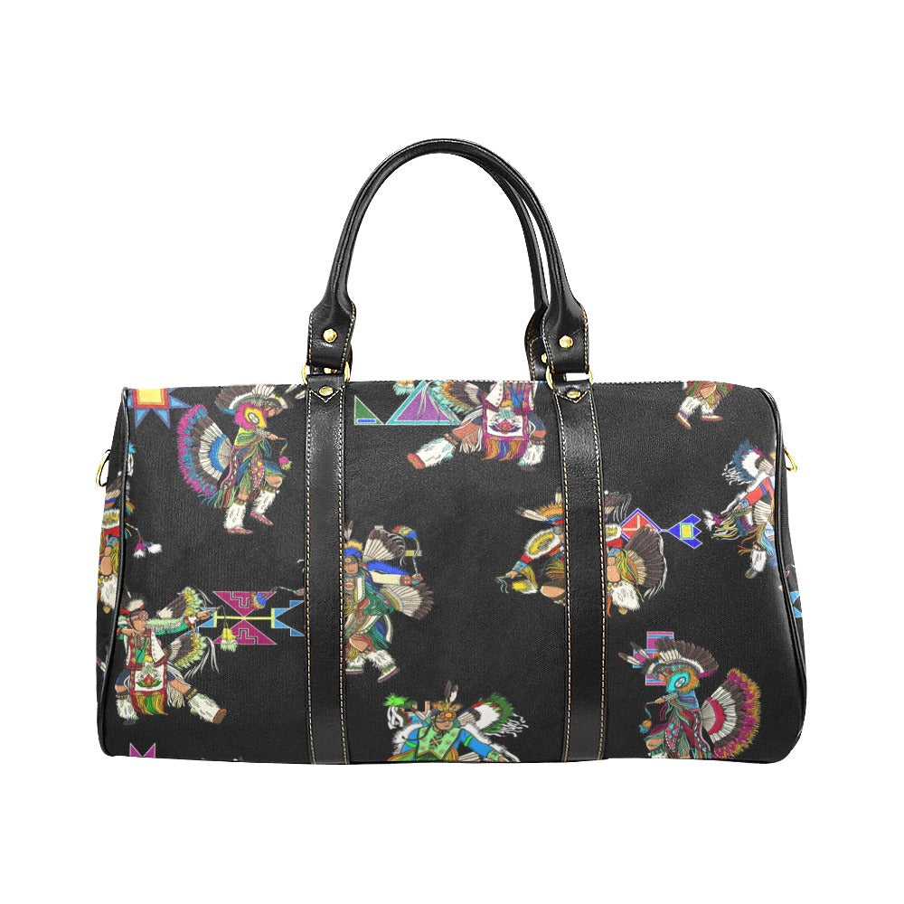 Men's Fancy Dancers Black Large Travel Bag