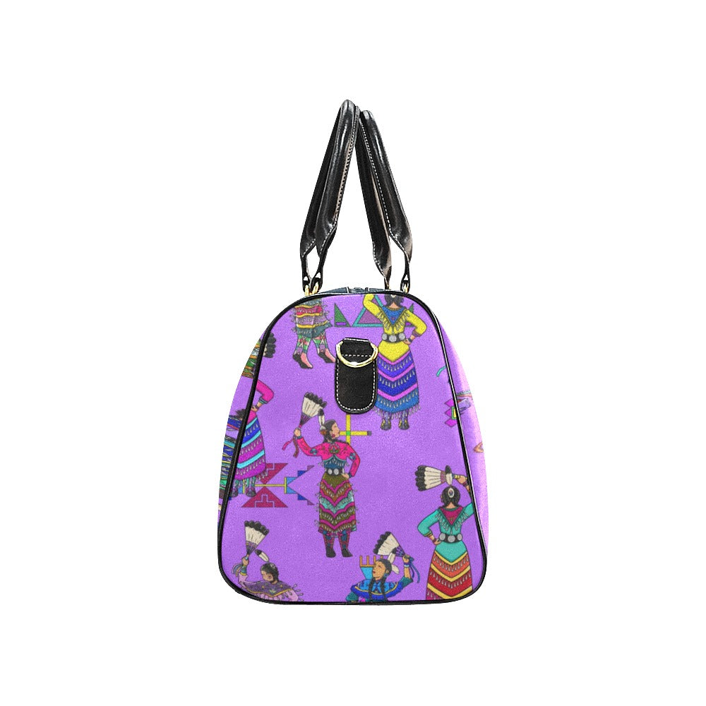 Women's Jingle Dancers Purple Small Travel Bag
