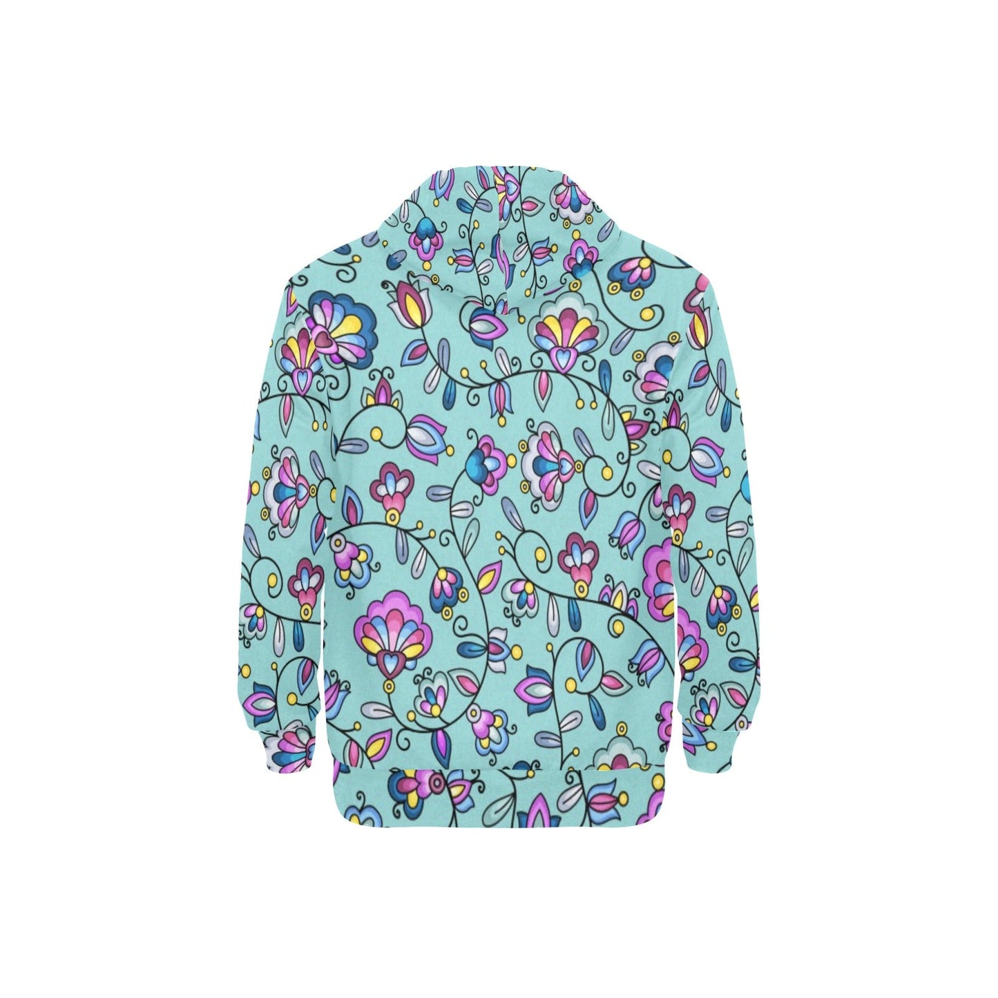 Autumn Bundle Blessing Turquoise Fleece Hoodie
