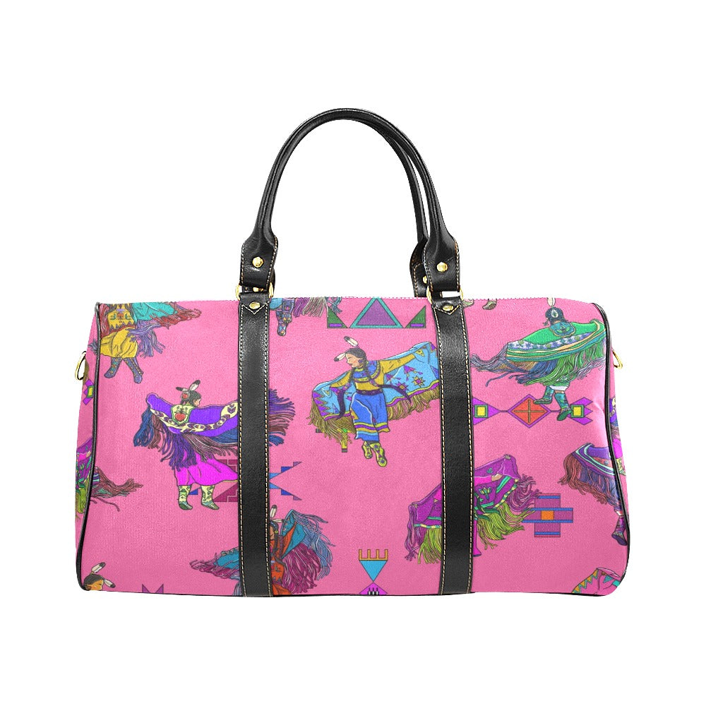 Women's Fancy Dancers Pink Small Travel Bag