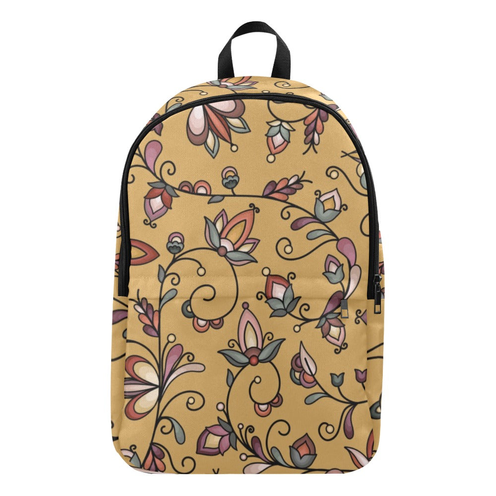 Burnt Sky Petals Gold Backpack