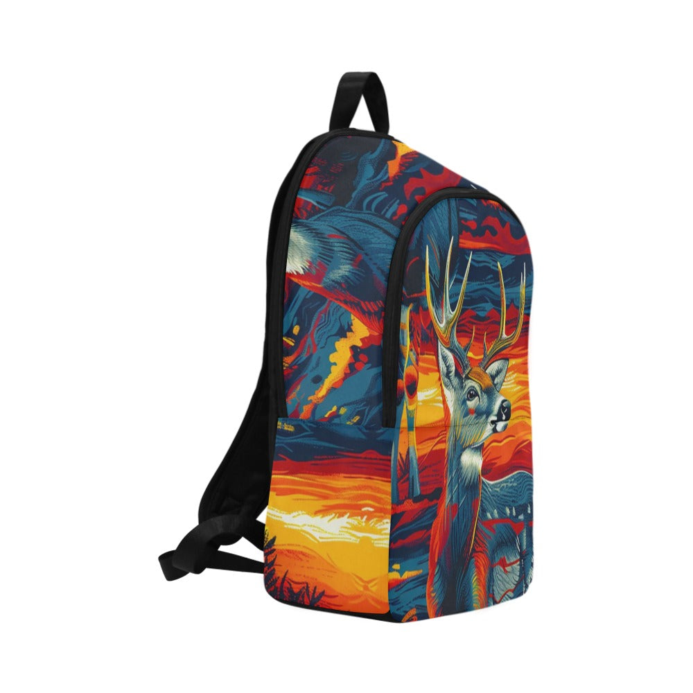 Nosey Bucks Fabric Backpack for Adult