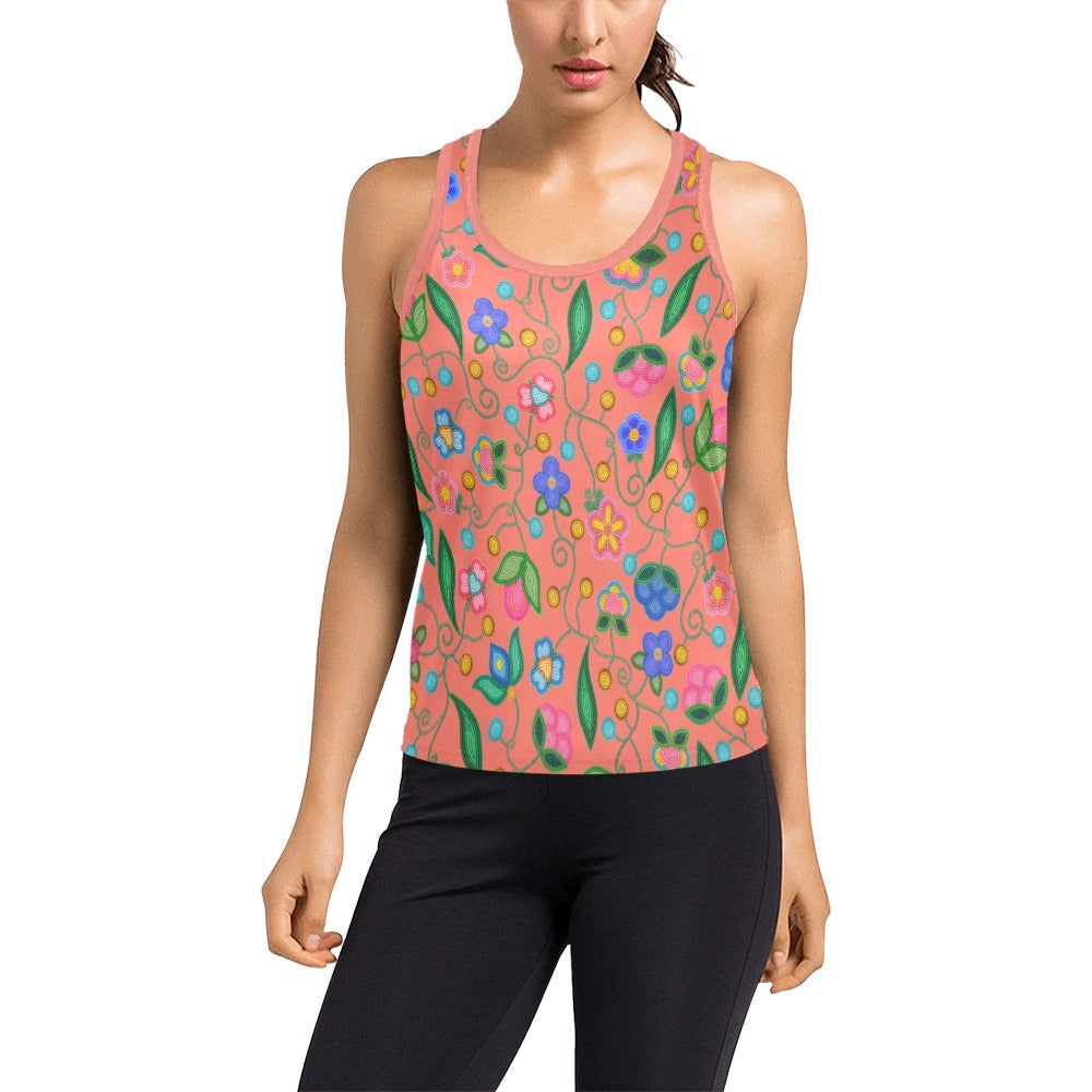 Skyberry Serenade Peach Racerback Tank Top