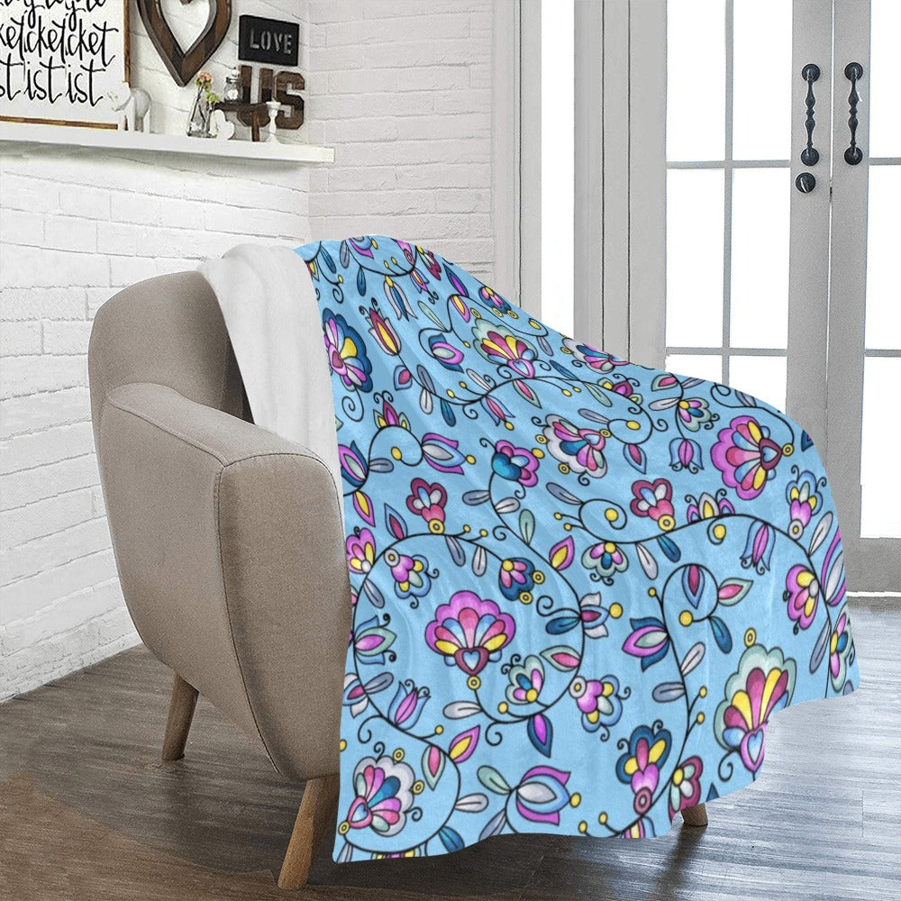 Autumn Bundle Blessing Blue Ultra-Soft Micro Fleece Blanket 50"x60"
