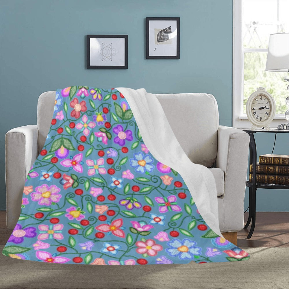 Petal Harmony River X-Large Micro Fleece Blanket