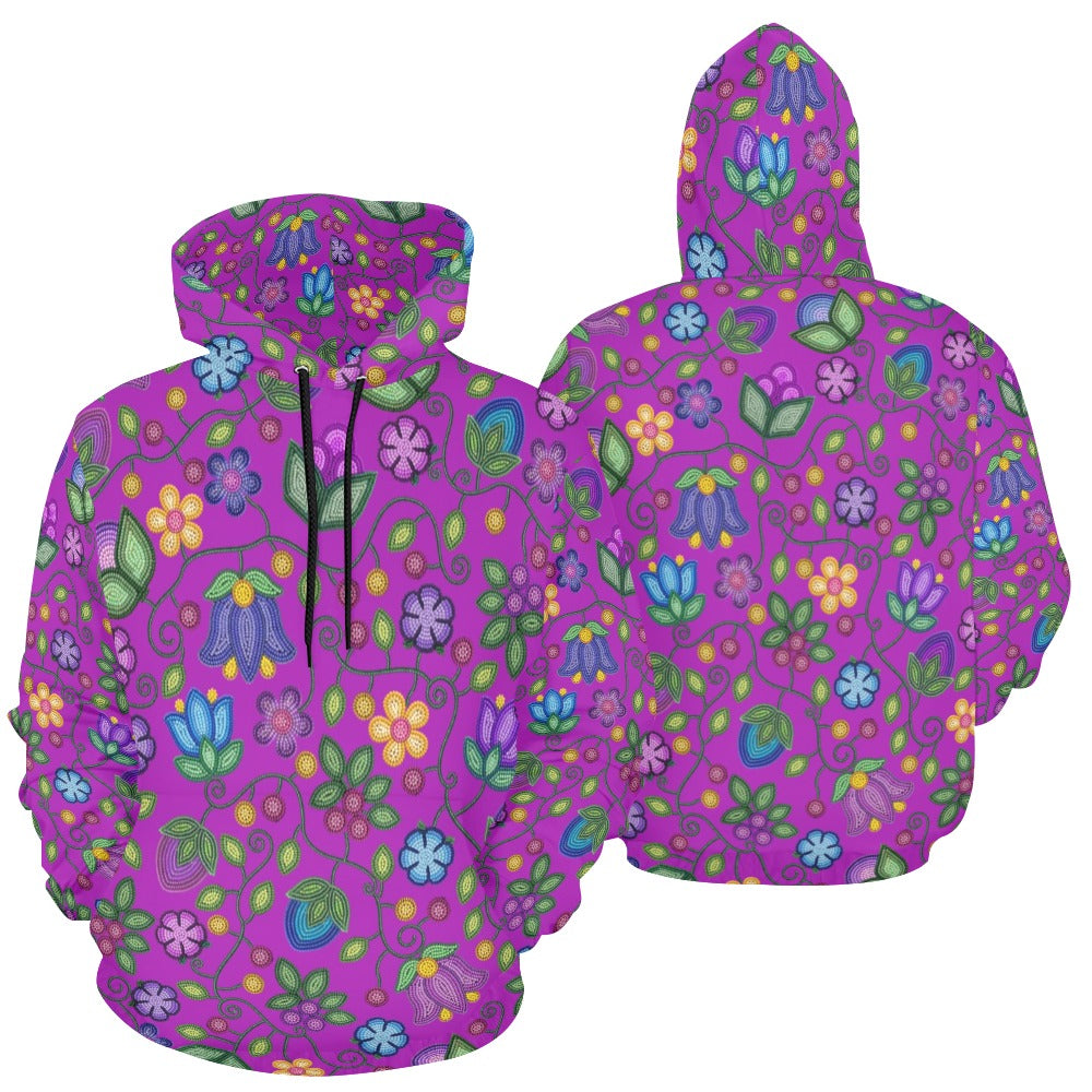 Bloom Uplift Purple Hoodie for Men