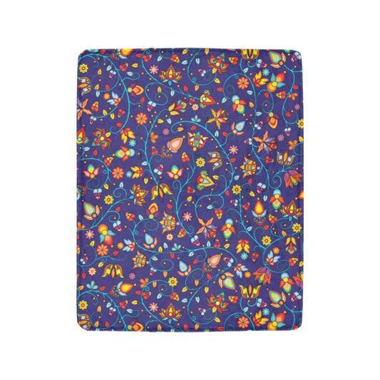 Thorny Path Blue Ultra-Soft Micro Fleece Blanket 40"x50"