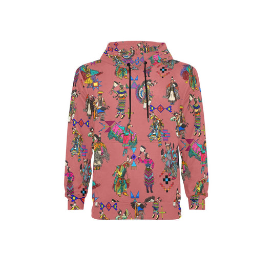 Grand Entry Dancers Terra Cotta Fleece Hoodie