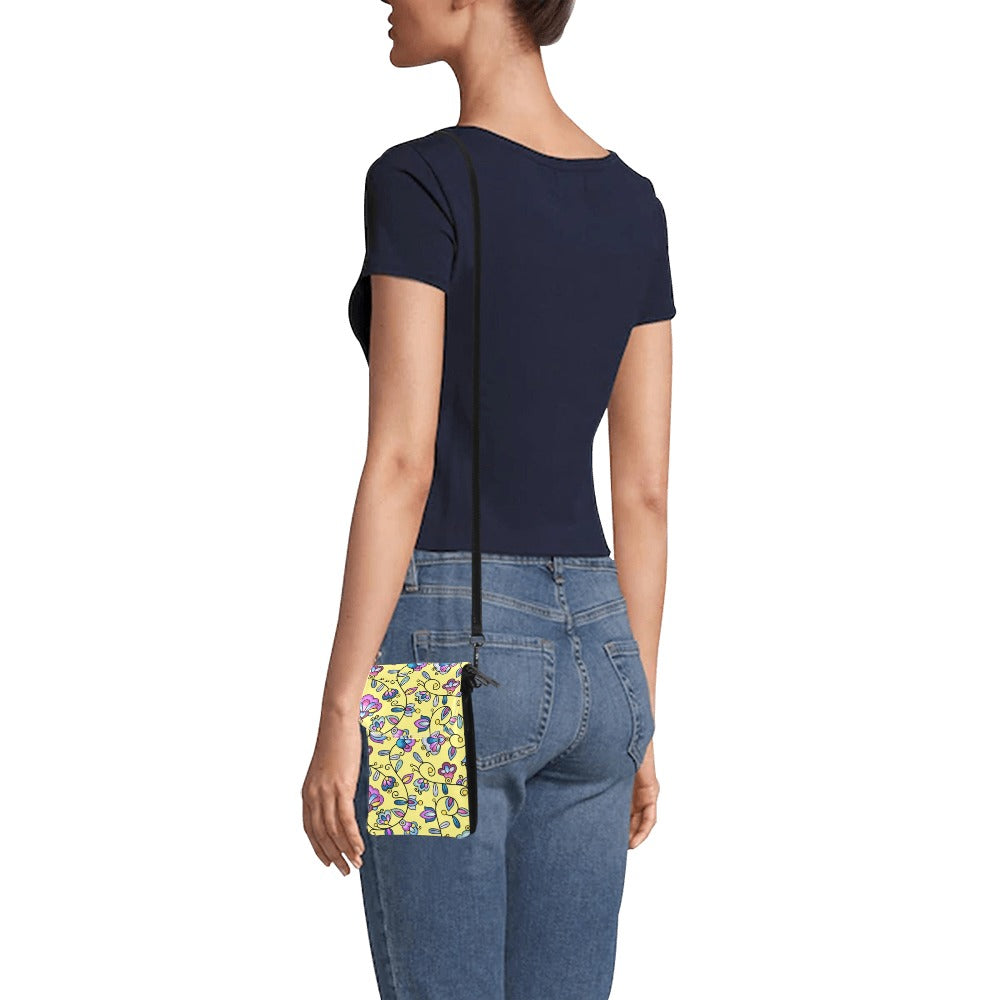 Autumn Bundle Blessing Yellow Small Cell Phone Purse