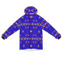 Load image into Gallery viewer, Scattered Generations Royal Unisex Sherpa Lined Hooded Coat
