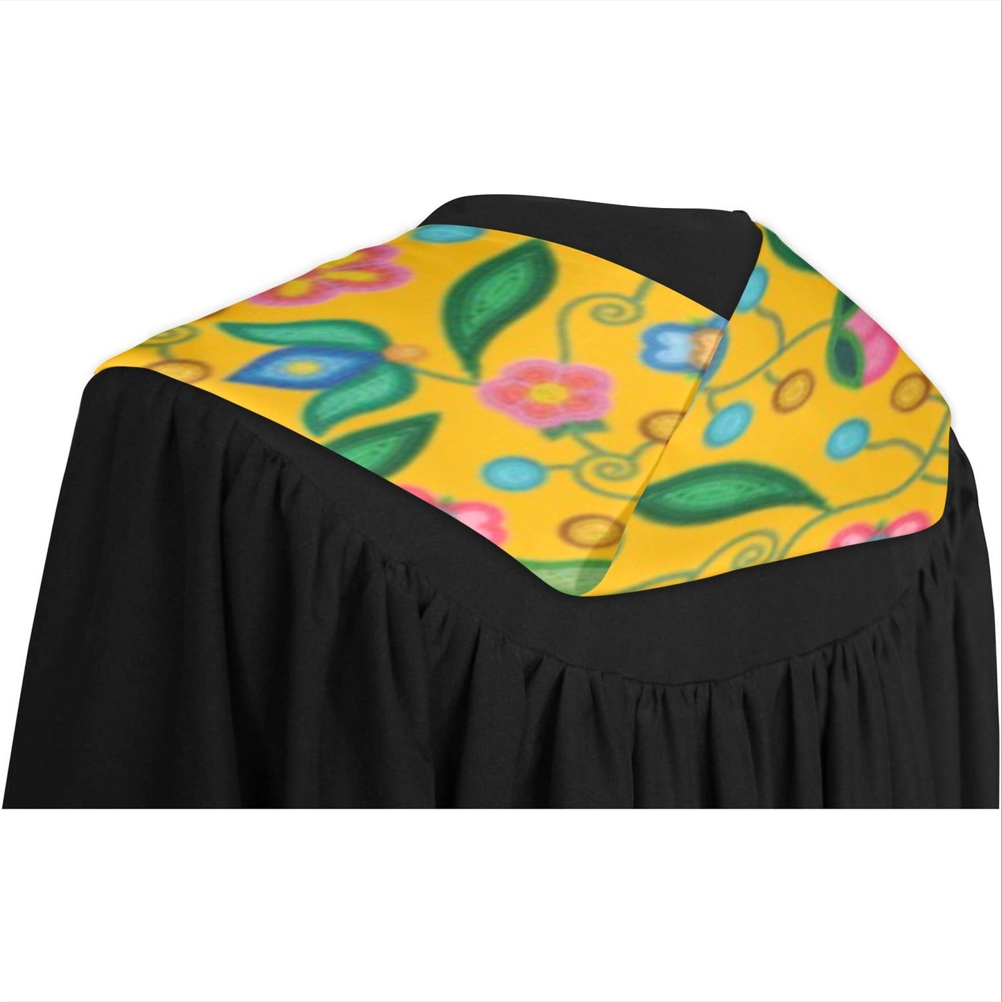 Skyberry Serenade Yellow Graduation Stole